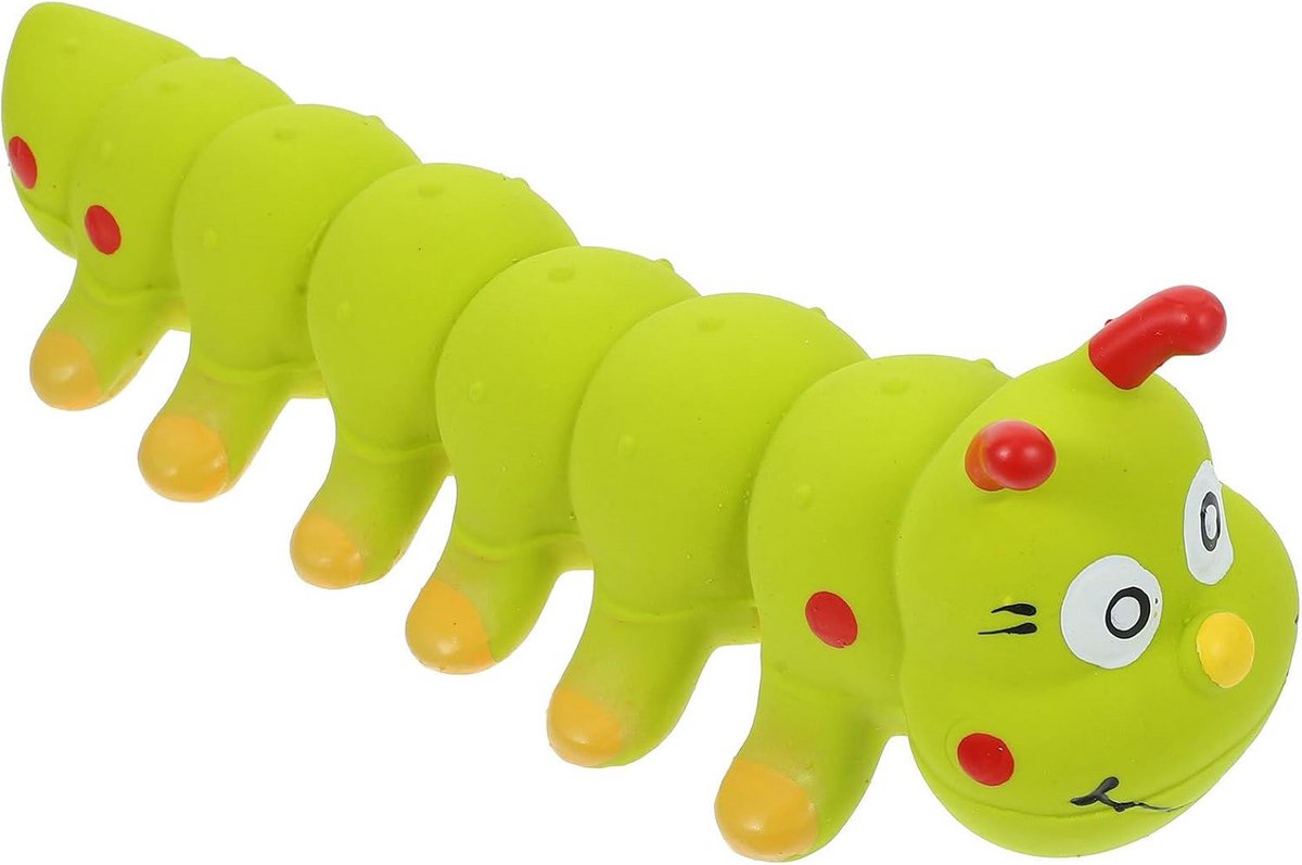 Piepend Hondenspeelgoed Rups – Zacht Rubber en Latex Kauwspeelgoed voor Puppy’s en Honden Piepend Hondenspeelgoed Rups – Zacht Rubber en Latex Kauwspeelgoed voor Puppy’s en Honden