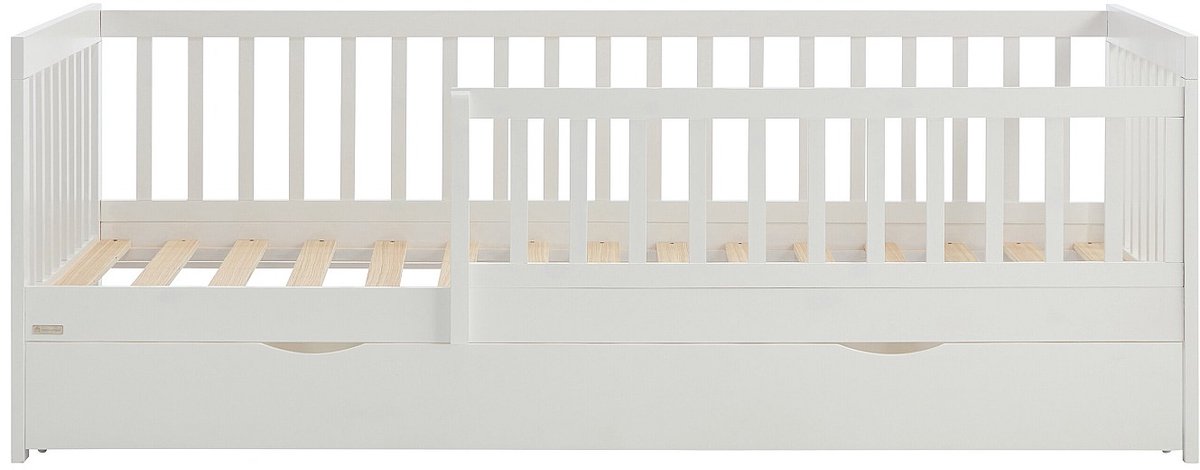 Vente-unique Bedframe hout wit 90 x 190 cm