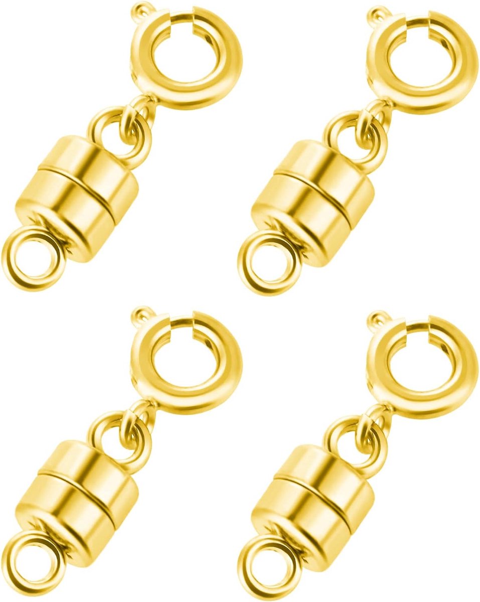 4 stuks magnetische sluitingen voor sieraden