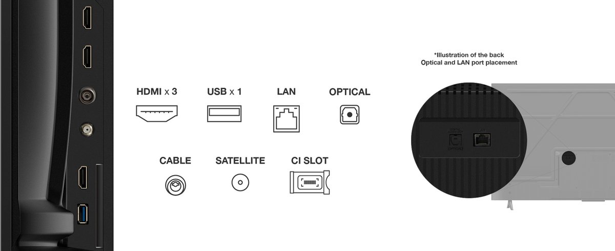 TCL 55T69C 55 inch 4K QLED TV - afbeelding 3