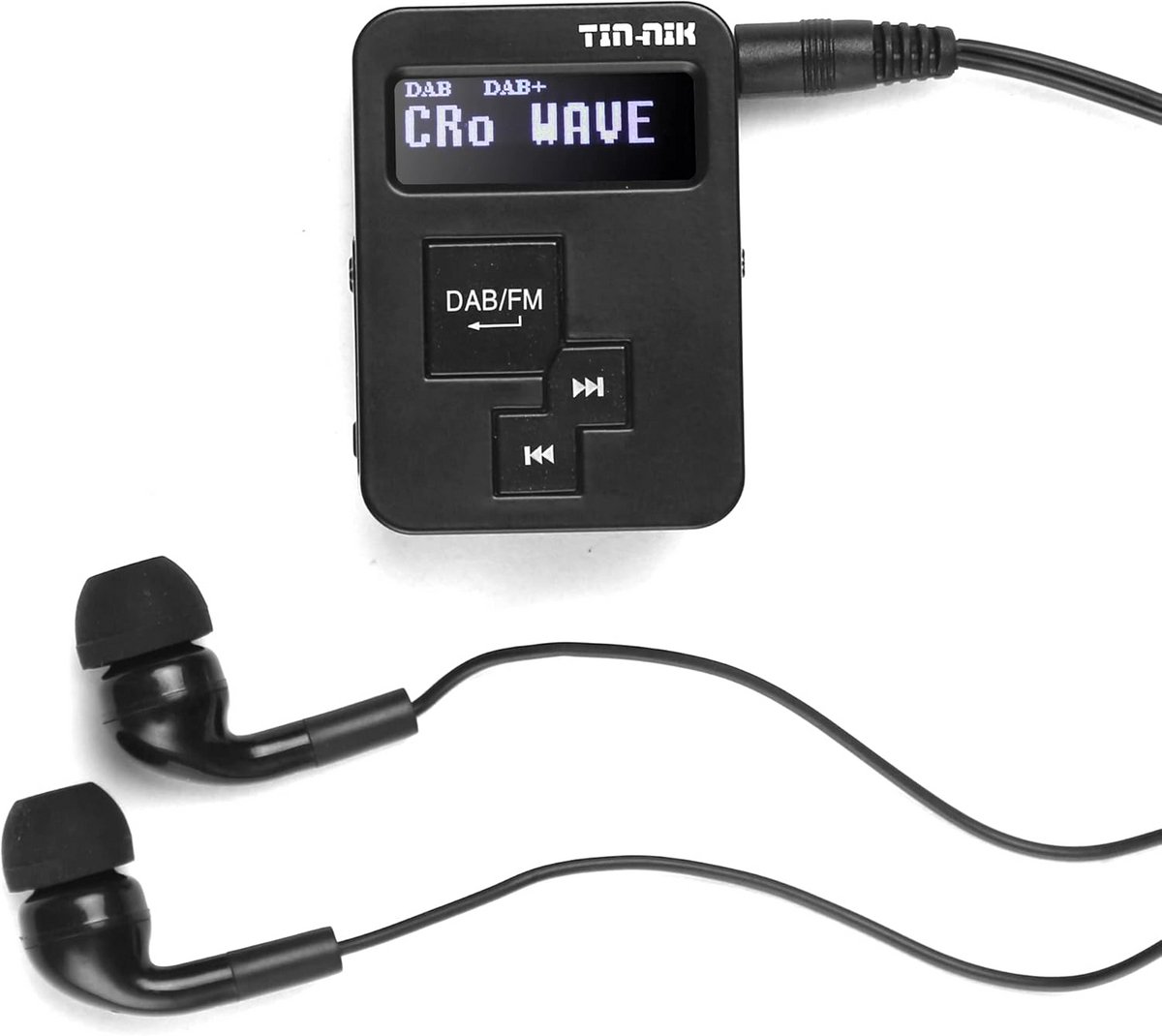 Draagbare DAB+/FM Digital Radio - Compacte Pocket Radio met Langdurige Batterij, Handige Clip en Stereo Headphones - Ideaal voor Sport en Buitenactiviteiten