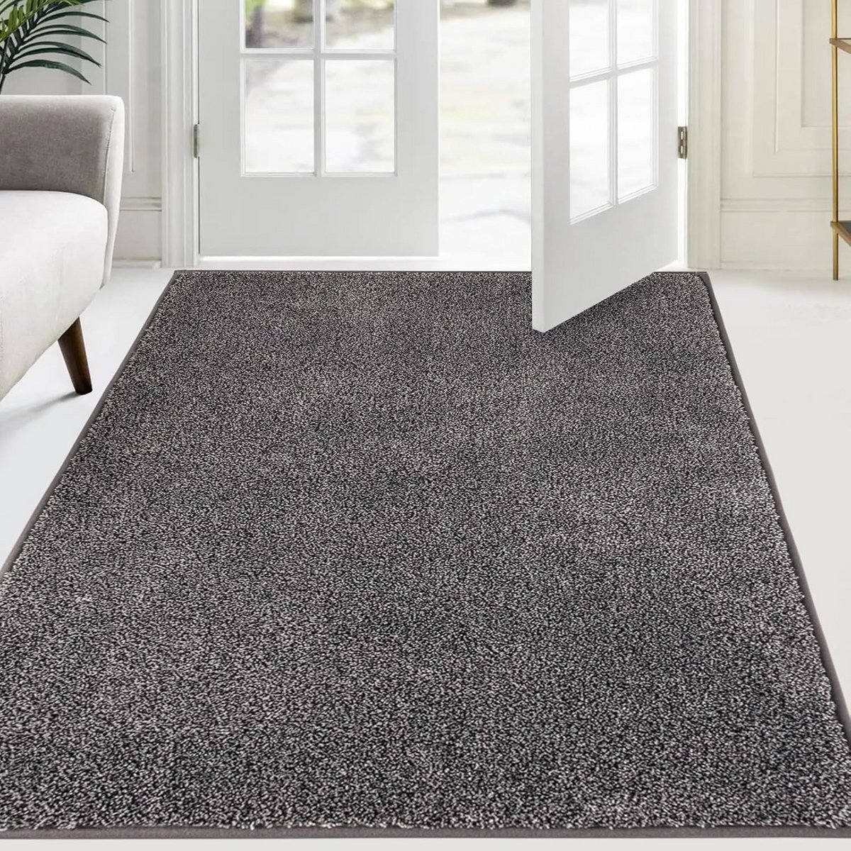 Vuilvangmat binnen 180 x 270 cm antislip waterabsorberend wasbaar