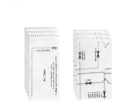 6 stuks stofzuigerfilters voor Miele stofzuiger, stofzuiger filter voor Miele, filter voor stofzuiger, stofzuigerfilter compatibel met Miele Complete C1/2/3, Classic C1, S2000-S2999, S5000-S5999