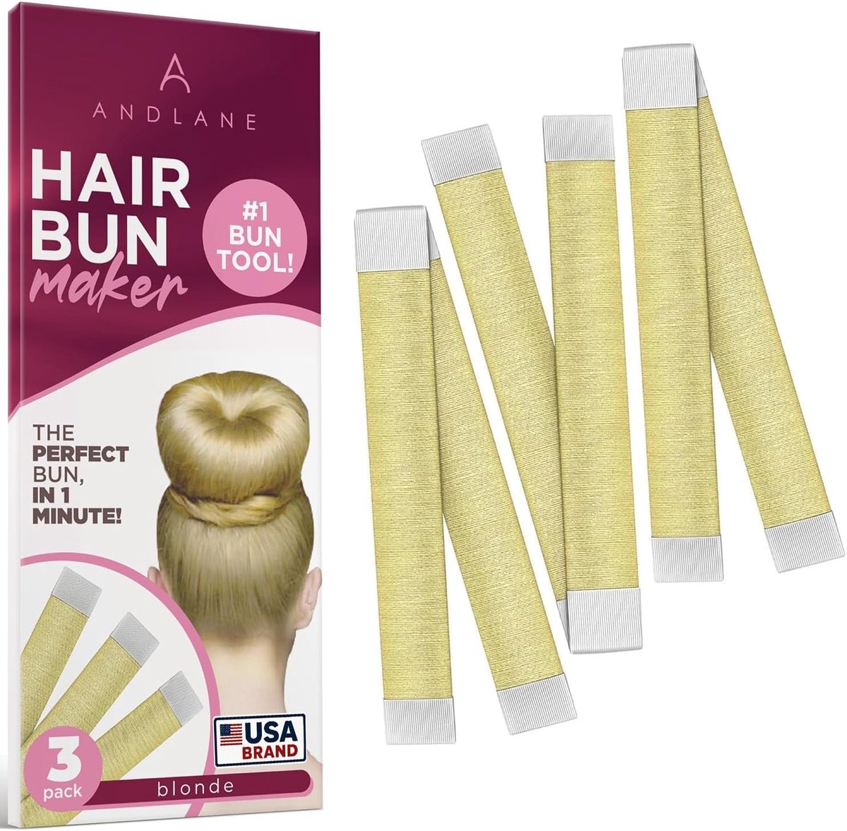 Haarbol Maker voor French Twist Knot in Minder dan een Minuut - Haarfold Wrap met Snap