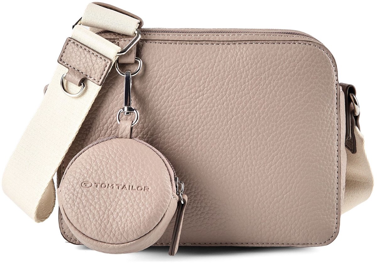 TOM TAILOR schoudertas Rima Crossbody Bag Taupe