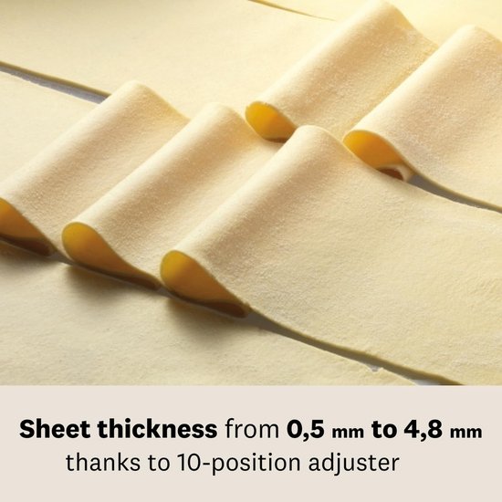 Pastamachine - Pastamaker - Spaghetti en Lasagne Machine - Pastakeuken van Merkloos — afbeelding 2