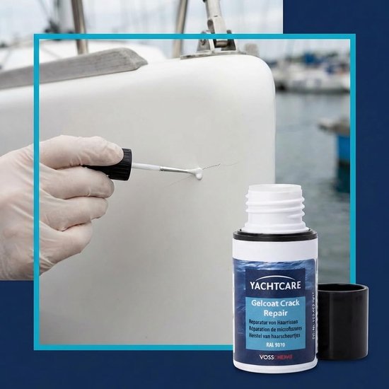 Gelcoat Reparatie - Scheurvuller - Watersport Onderhoud - Snelle Droogtijd - 9ml - Wit RAL 9010 — afbeelding 4