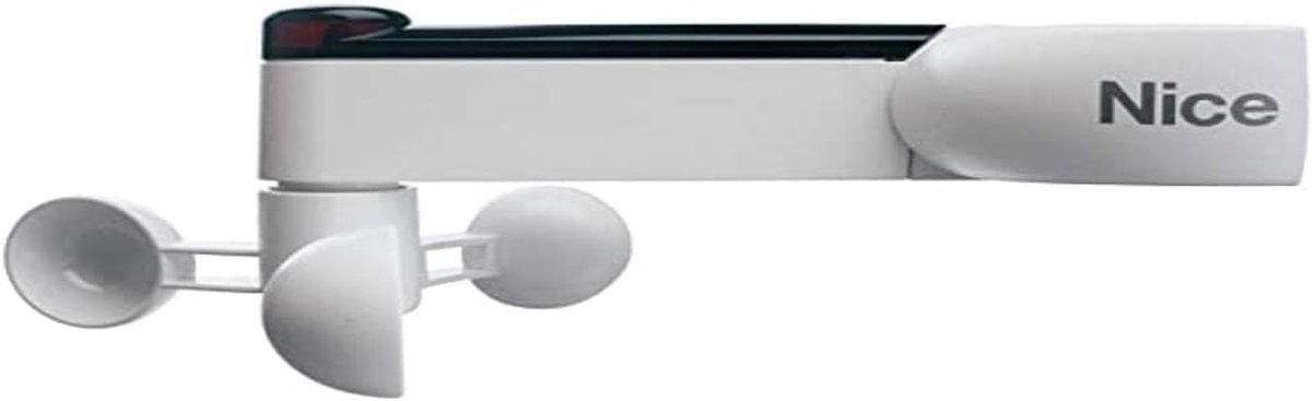 Klimaatsensor Anemometer voor Luifels en Dakramen - Automatisch Sluiten bij Wind - 24V - Drie Windsterktes - Wit