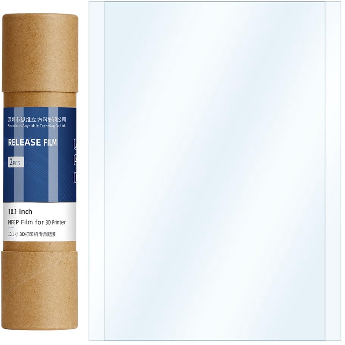 2 Stuks NFEP Film voor 10.1 Inch Hars 3D Printer Scherm