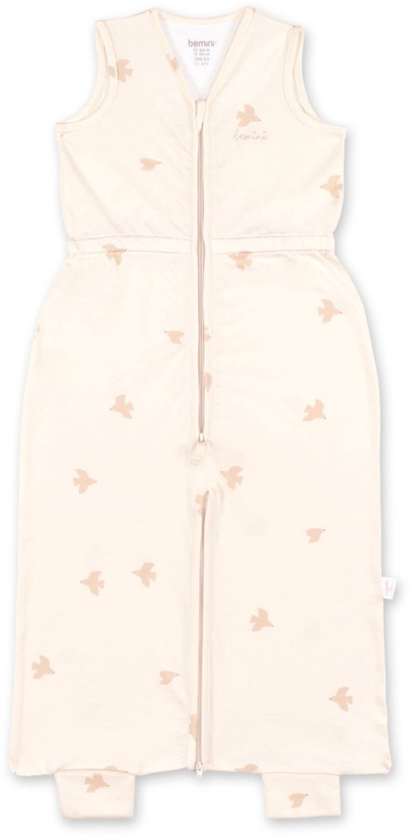 BEMINI Babyslaapzak - MAGIC BAG 12-24m - TOG 0.5 - Zomerjersey - Piuma ecru