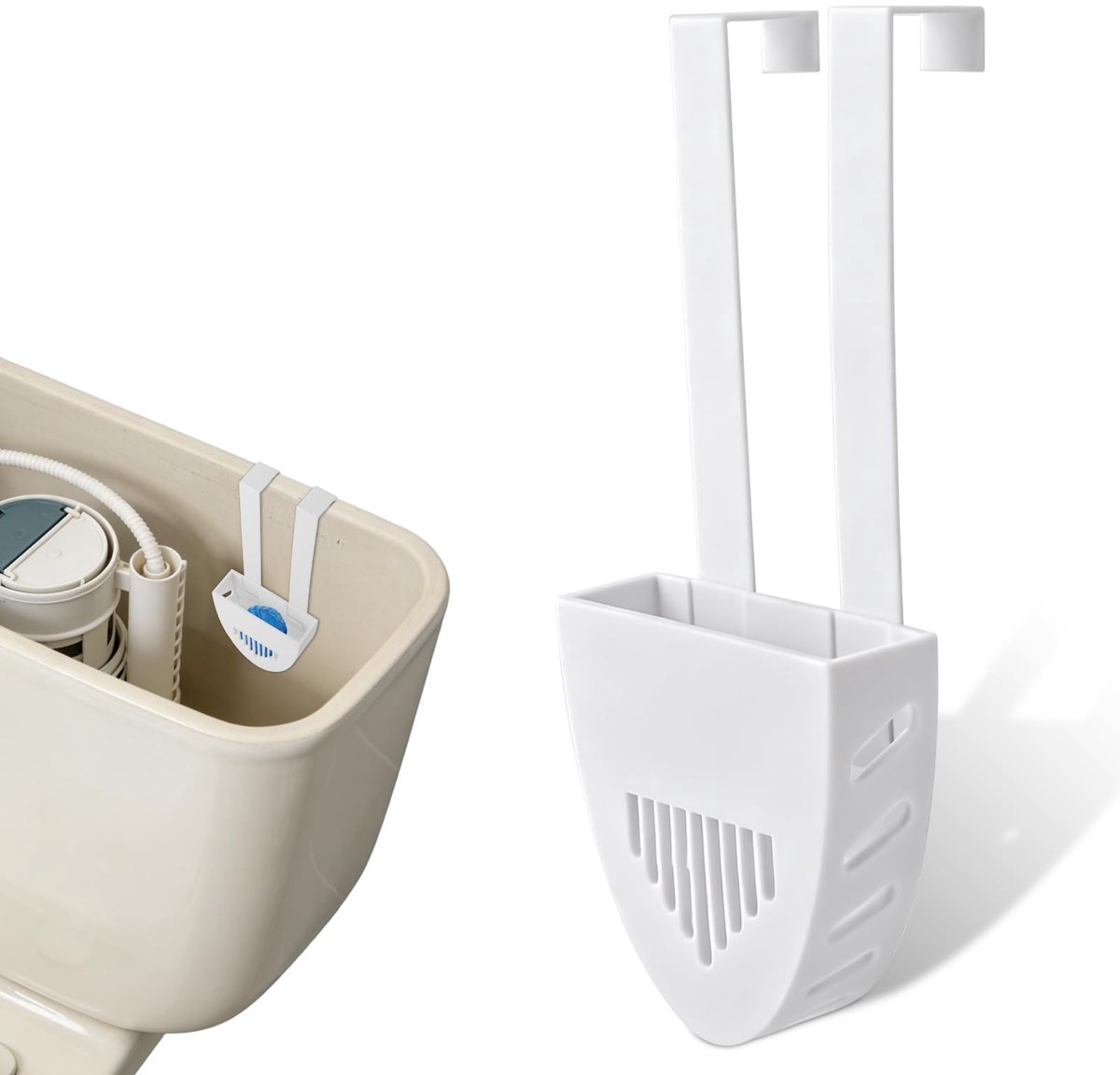 Toilettank Reinigen Tablettenhouder - Eenvoudige Installatie - 17,8 x 7,5 cm