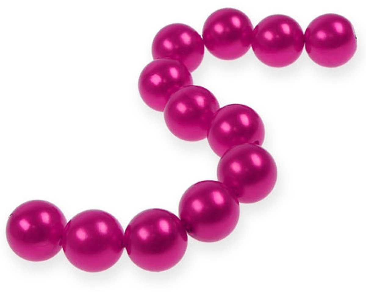 Parels Fuchsia | 20mm | 12 stuks