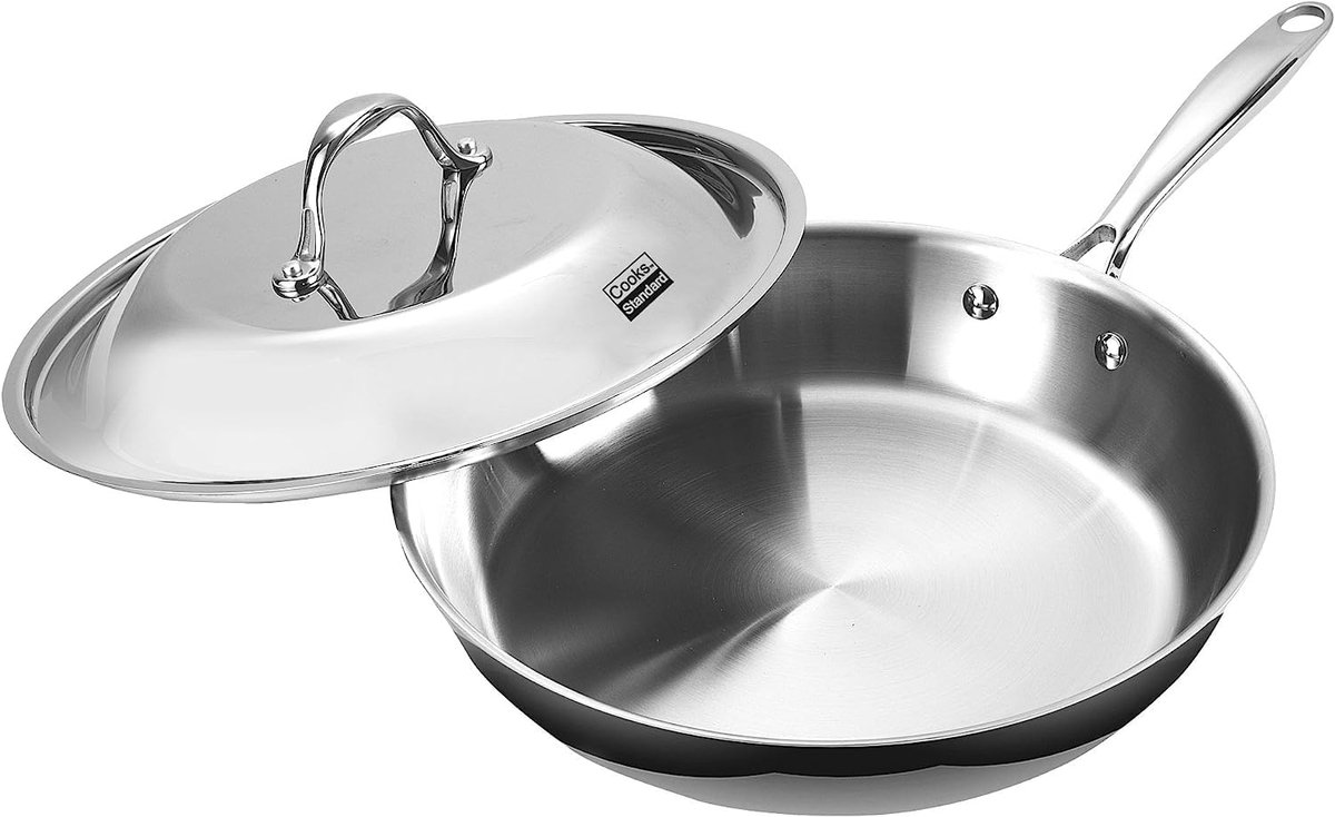 12 Inch Roestvrijstalen Casserole met Dome Lid - Perfect voor elke keuken