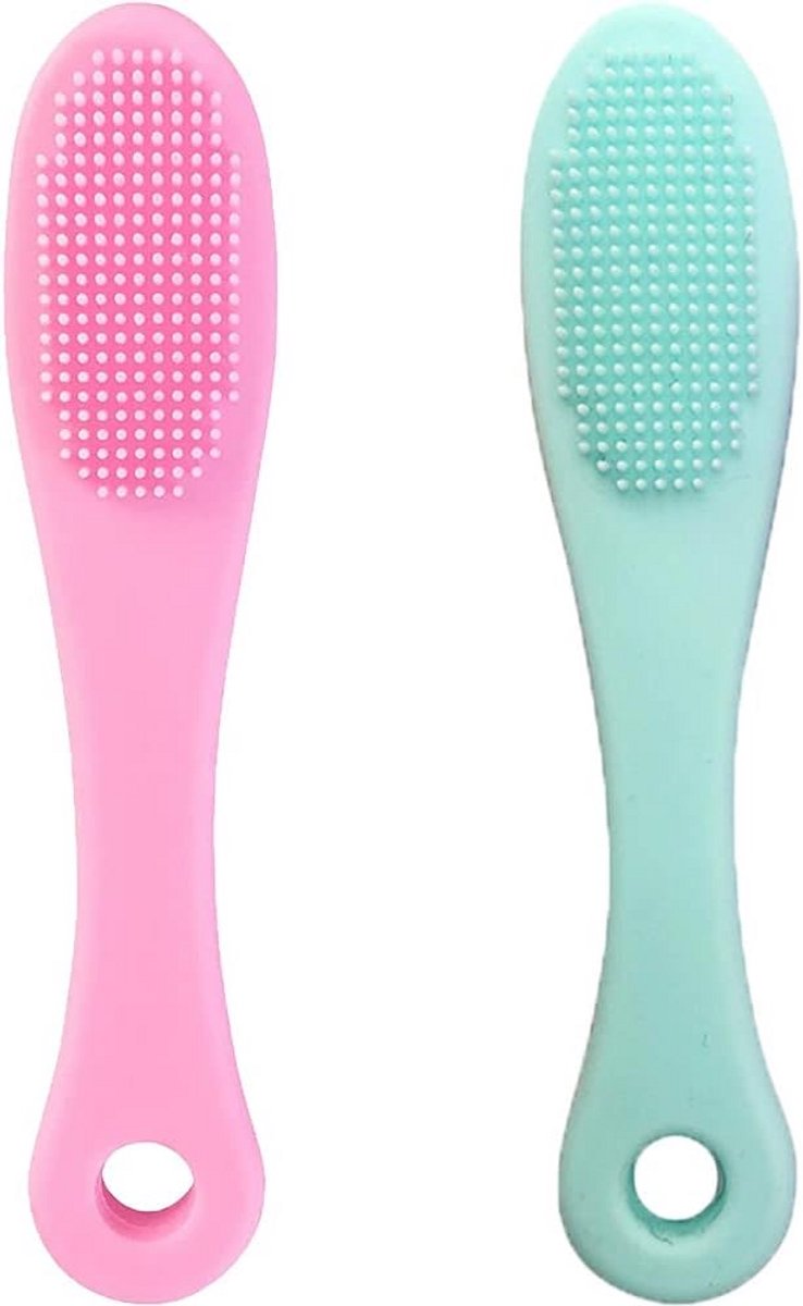 Siliconen Neus Wassen en Lip Scrub Borstel Set - Veilig voor Alle Huidtypes