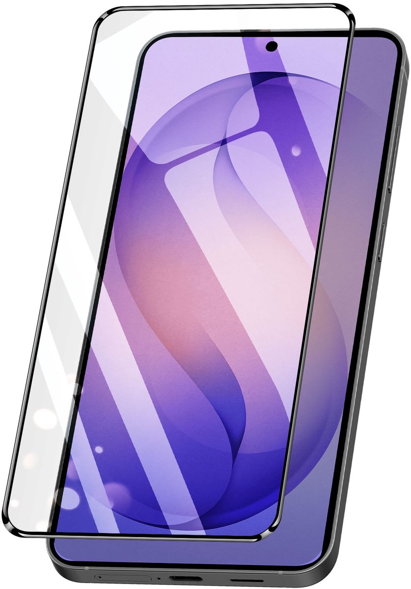 Amorus, Screenprotector geschikt voor Galaxy S26 Ultra - Tempered Glass & 2.5D, Transparant zwart