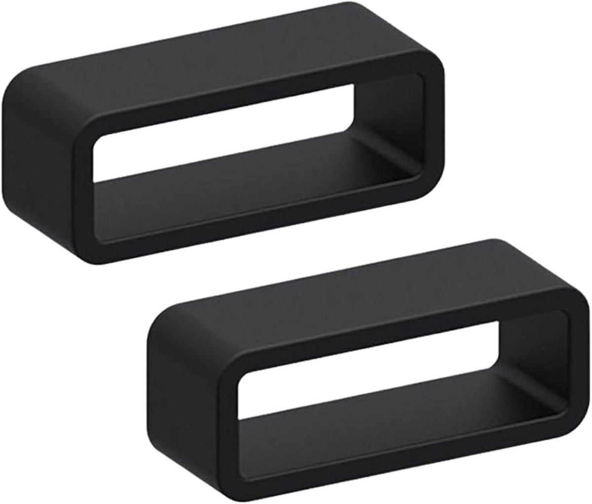 Premium Siliconen Horlogeband Keeper Lussen - Geschikt voor 16mm, 18mm, 20mm, 22mm, en 24mm