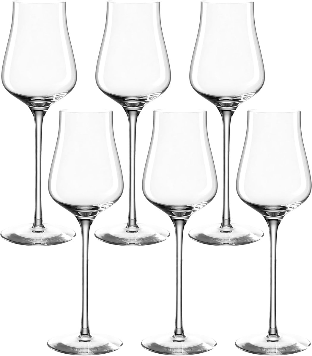 6-delige set grappenglazen 210ml voor een stijlvolle presentatie