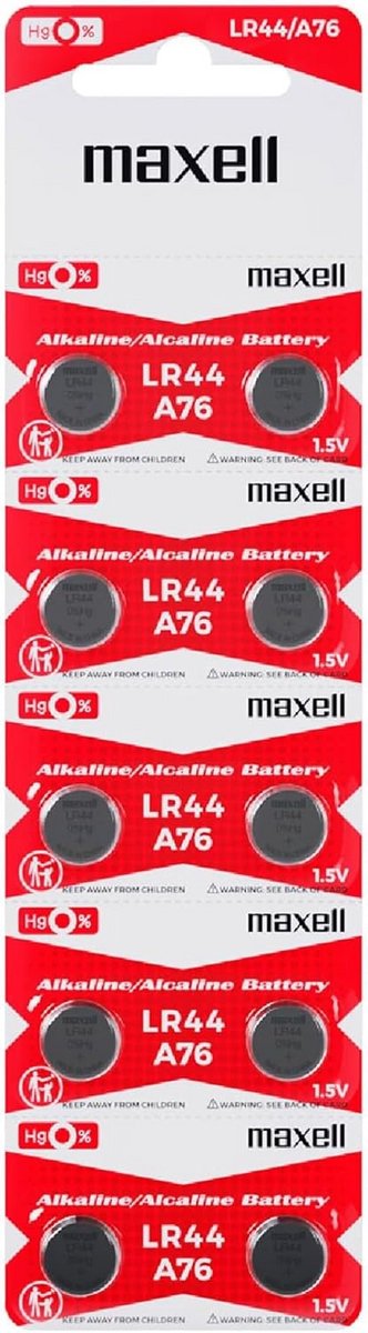 Alkaline LR44 Knoopcellen - 10 Stuks voor Diverse Toepassingen