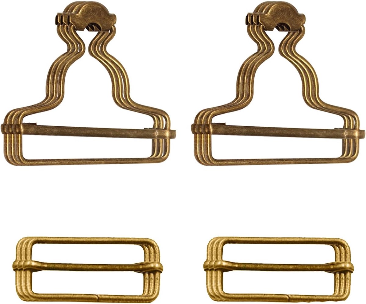 Metalen tuinbroek gespen met schuifregelaar voor bretels en overalls