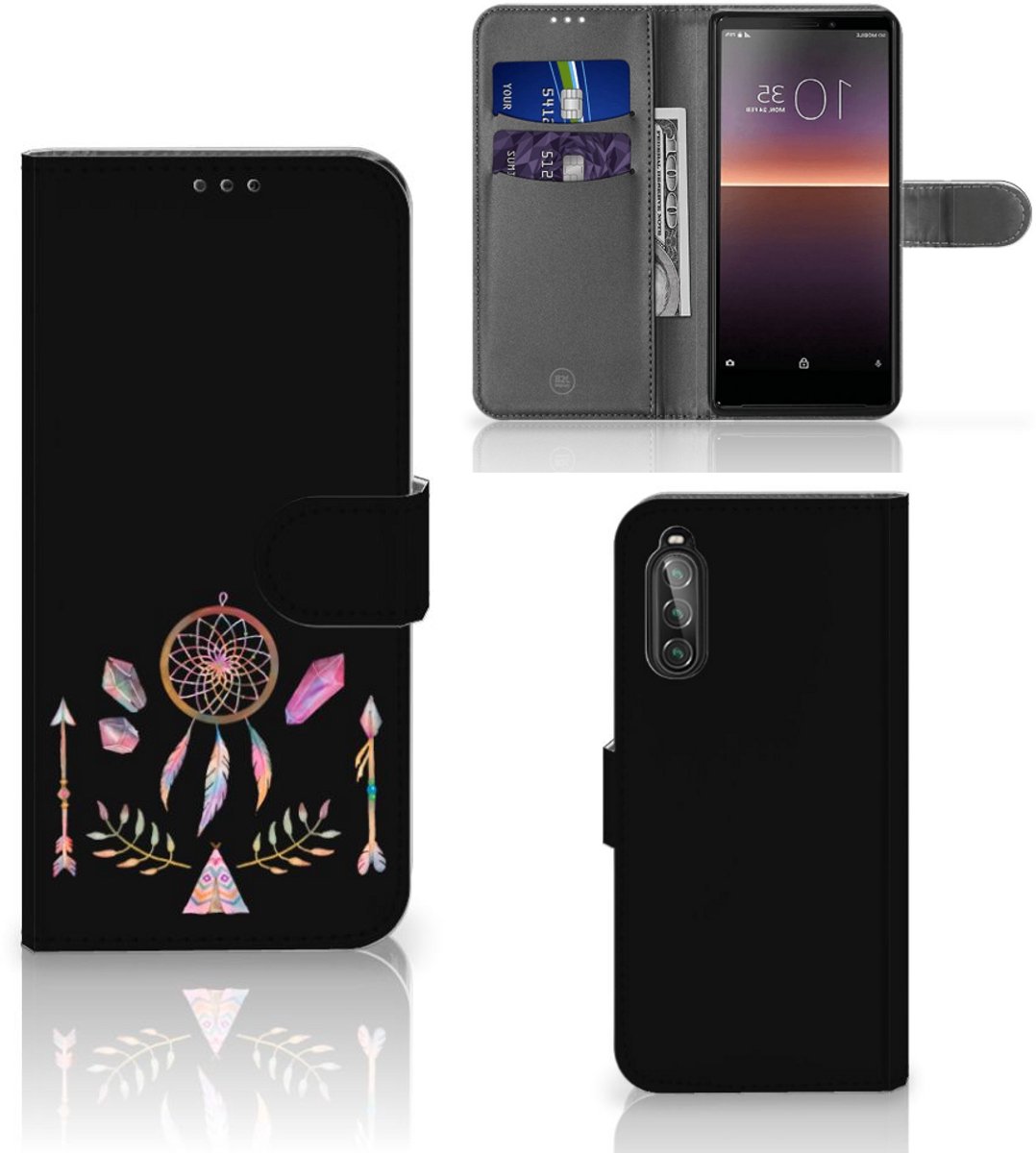 Sony Xperia 10 II Leuk Hoesje Boho Dreamcatcher