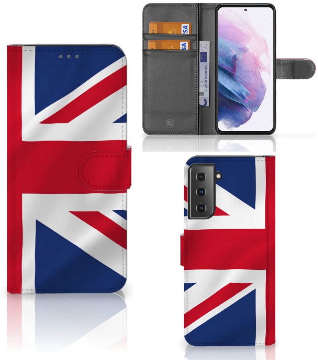 Samsung Galaxy S21 Plus Bookstyle Case Groot-Brittannië