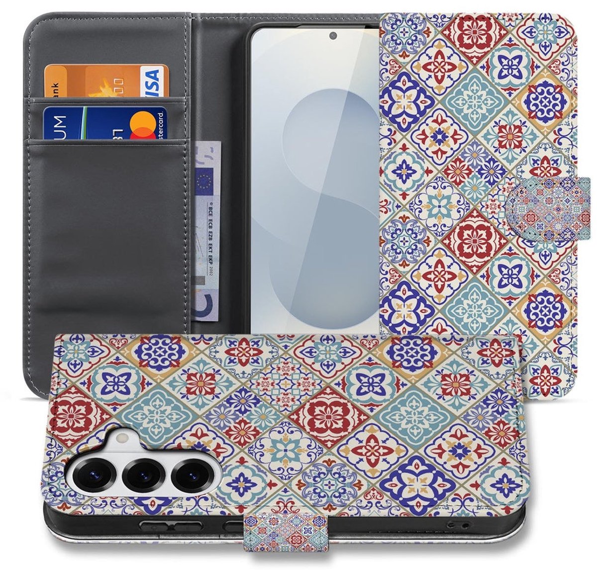 Book Case Samsung Galaxy S26 Plus Tegelpatroon