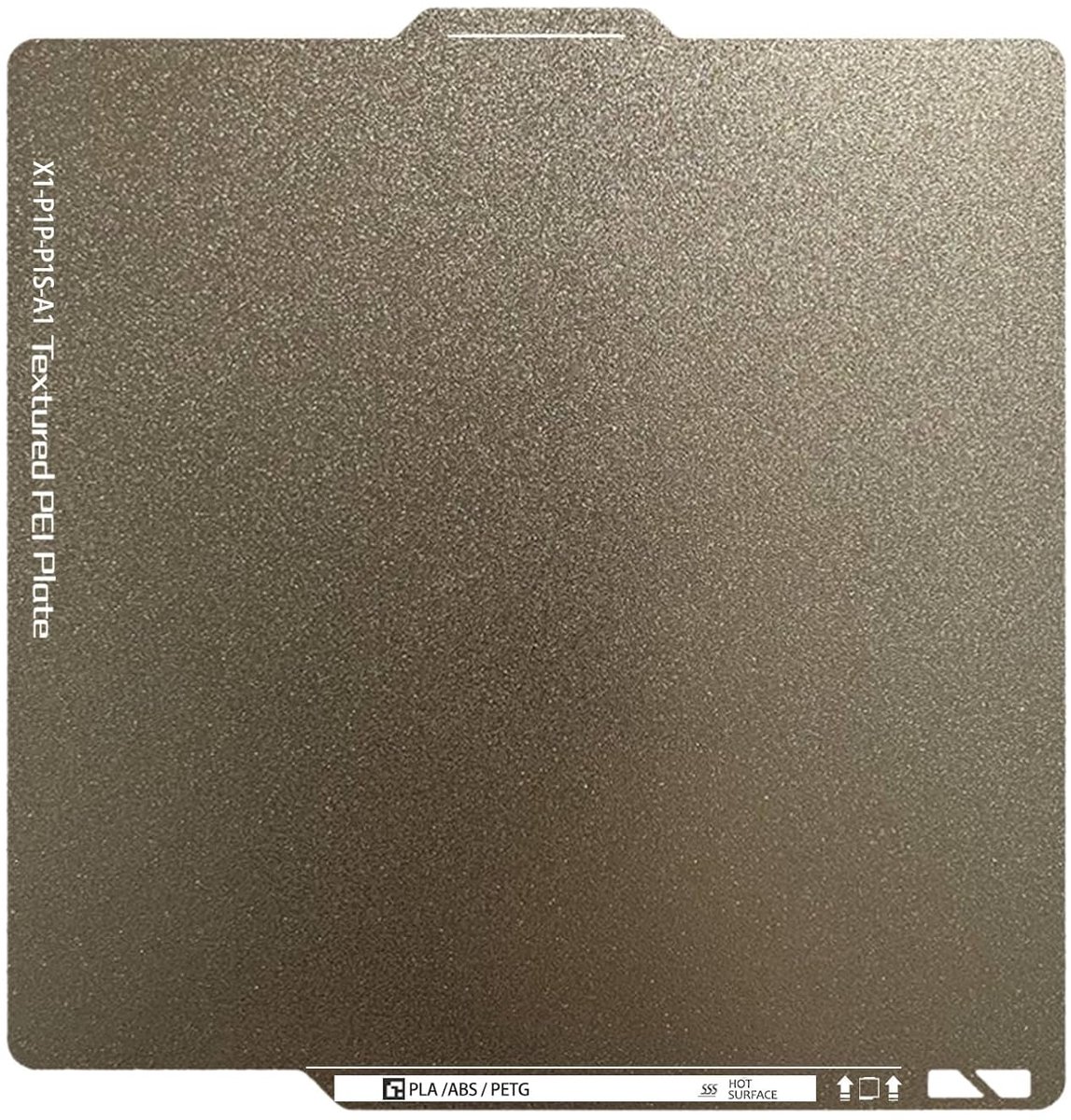 Verstevigde Structuur PEI Printplaat 257x257mm met QR Code voor 3D Printers