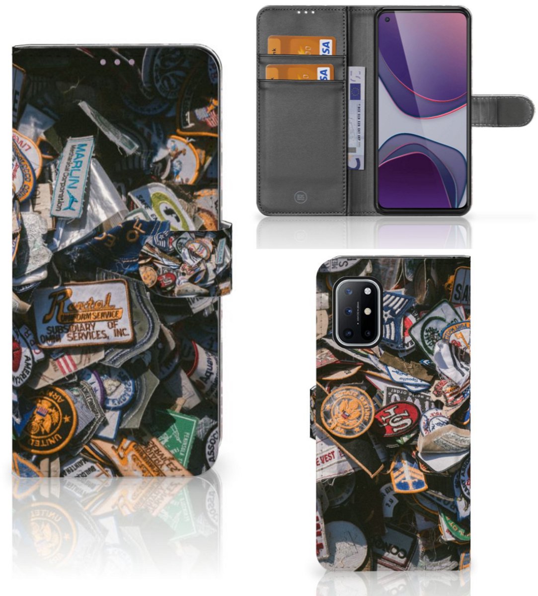 OnePlus 8T Telefoonhoesje met foto Badges