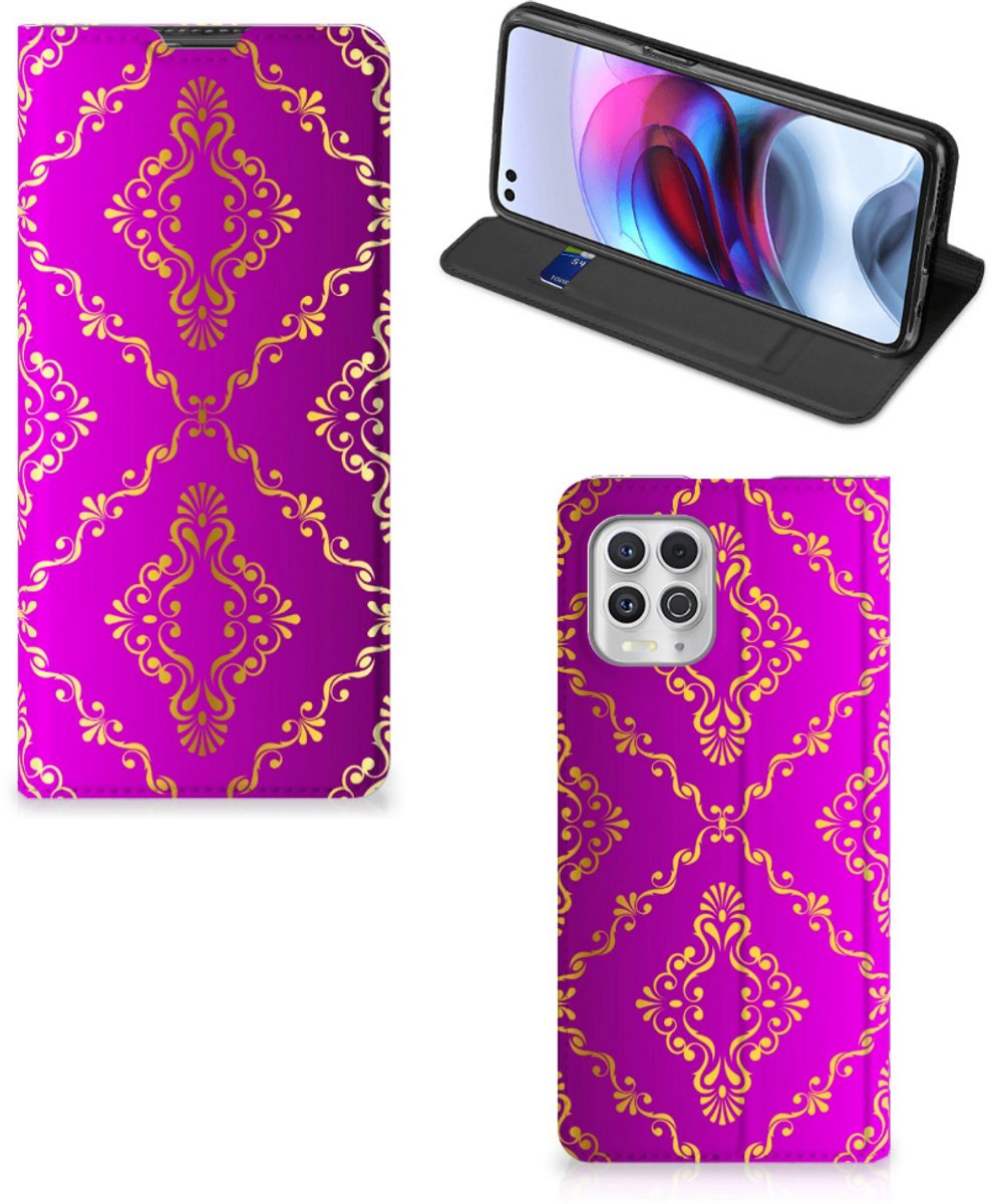 Telefoon Hoesje Motorola Moto G100 Barok Roze