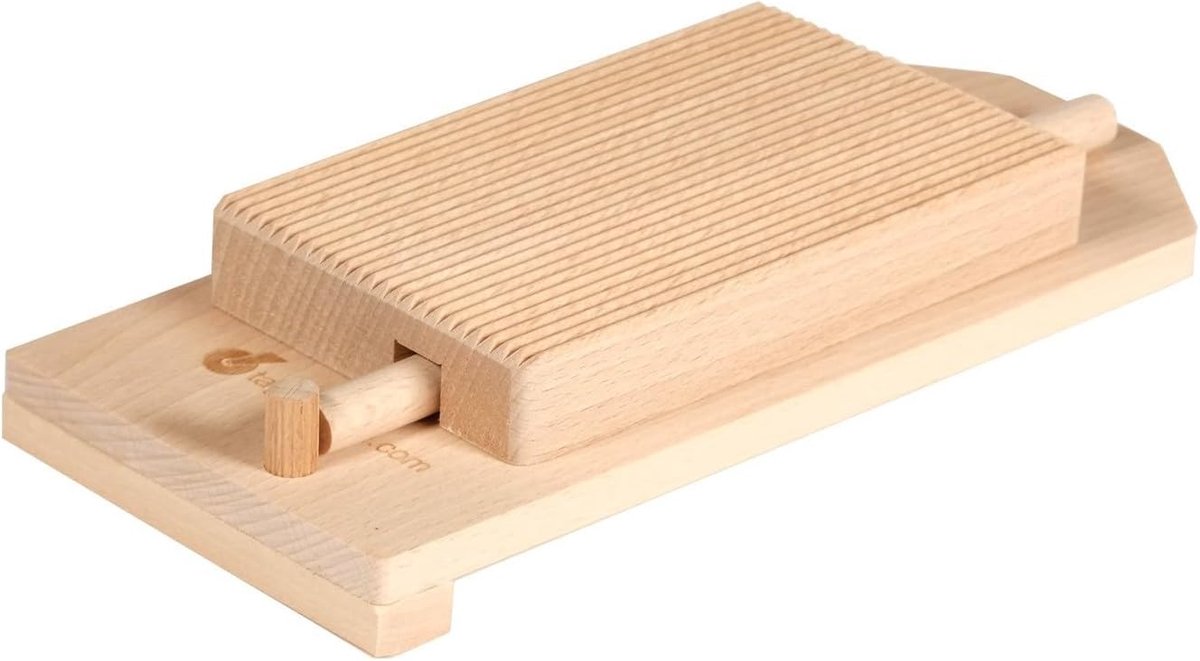 Rigagnocchi en snijplank met deegrollers 18 x 26 cm