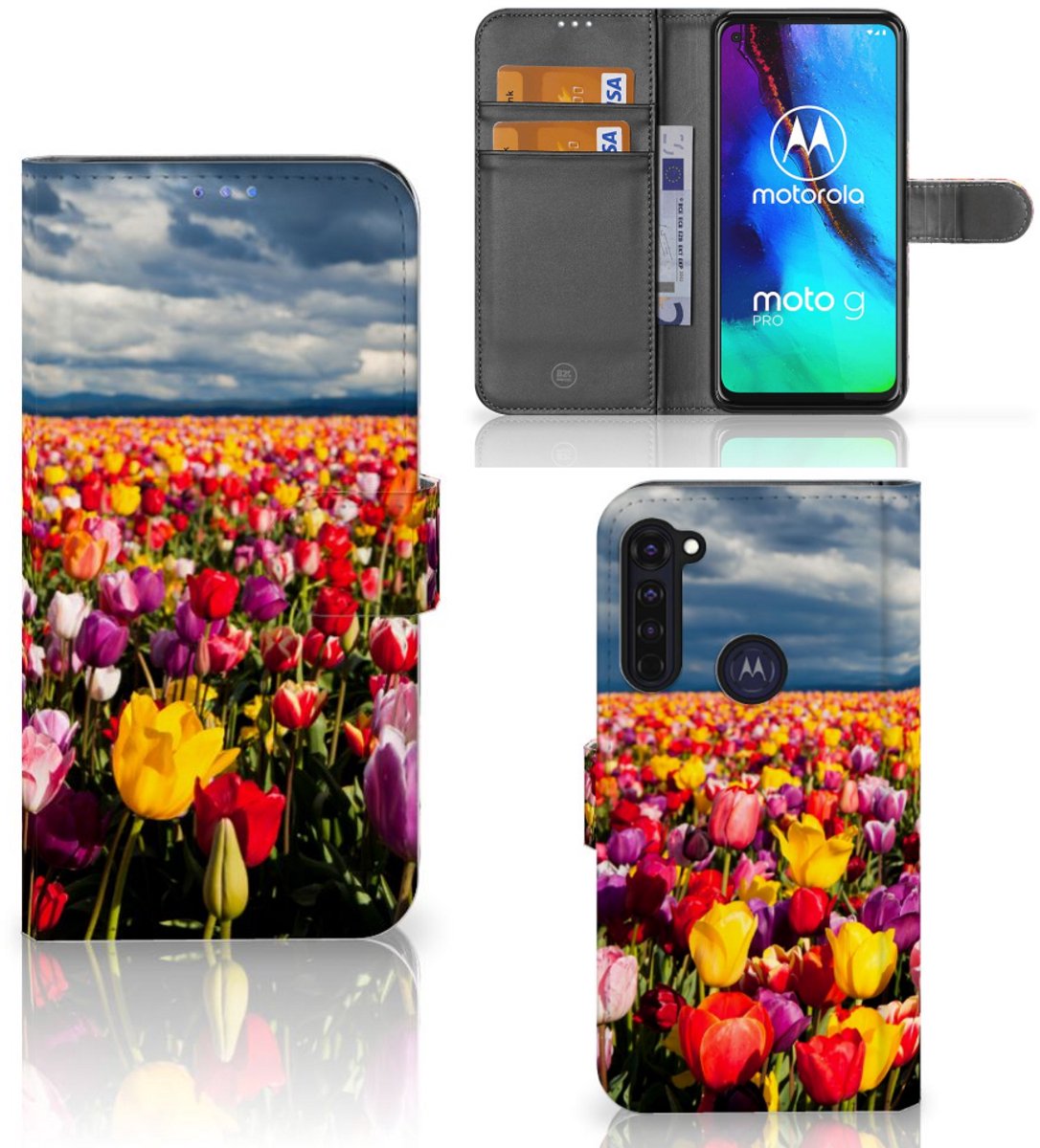 Motorola Moto G Pro Hoesje Tulpen