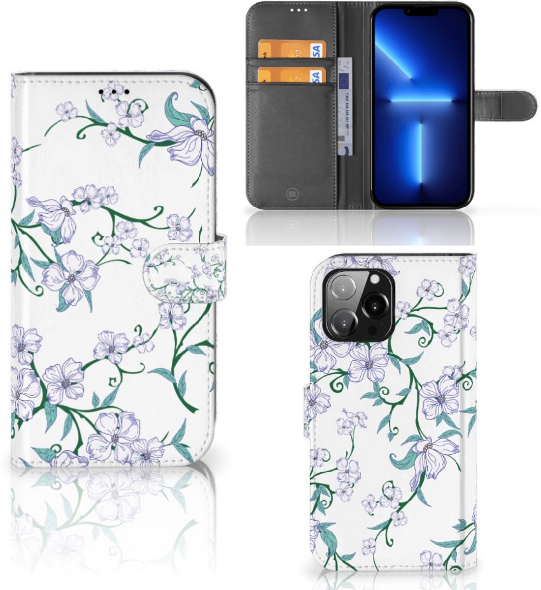 iPhone 13 Pro Max Uniek Hoesje Blossom White
