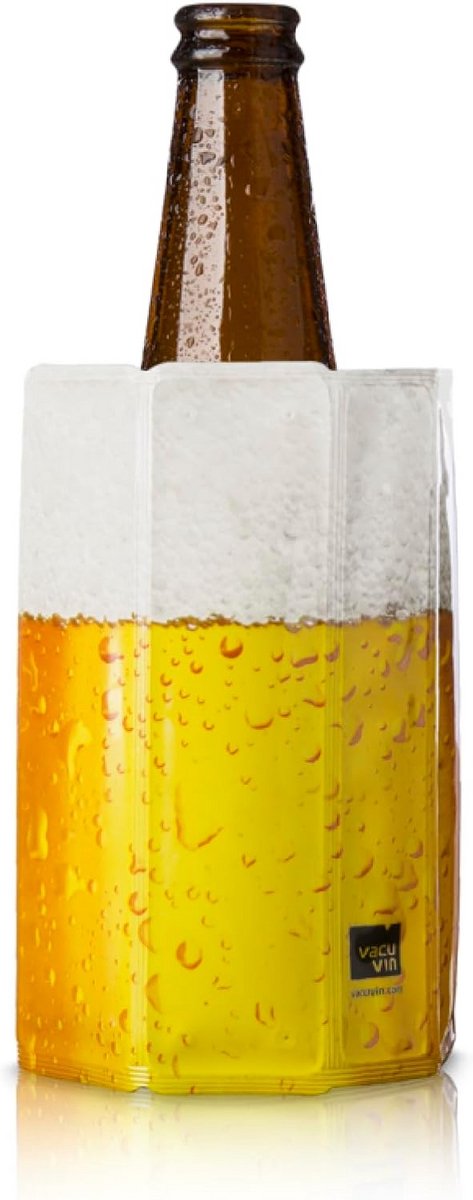 Zwarte Flexibele Flessenkoeler voor Koud Bier