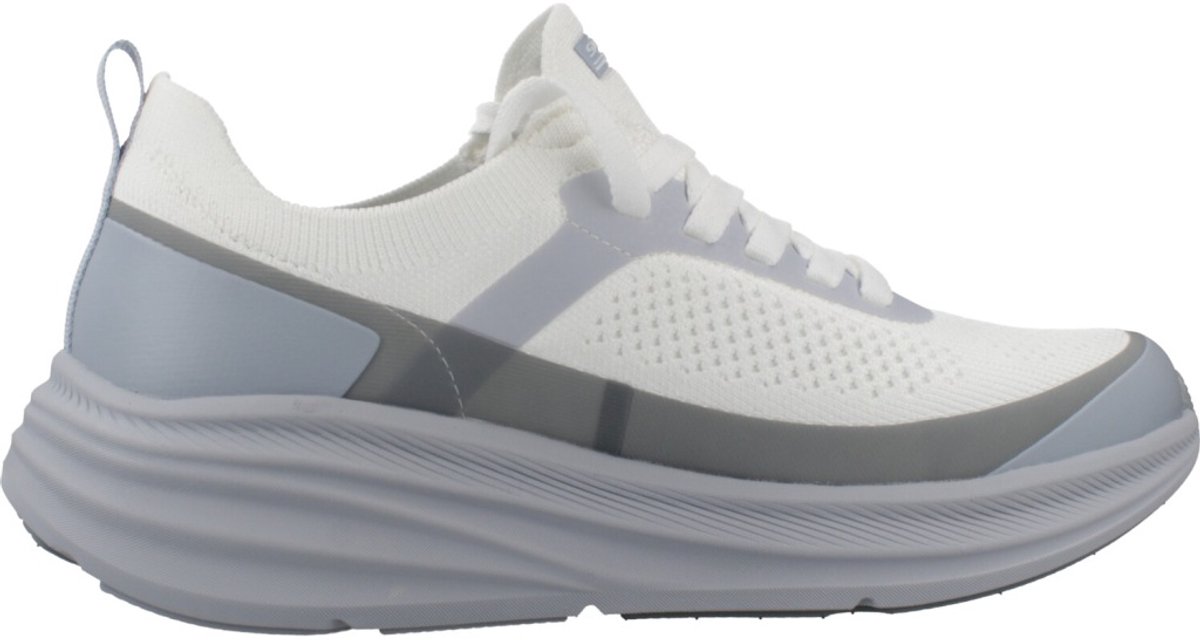 White / Blue Synthetic / Textile