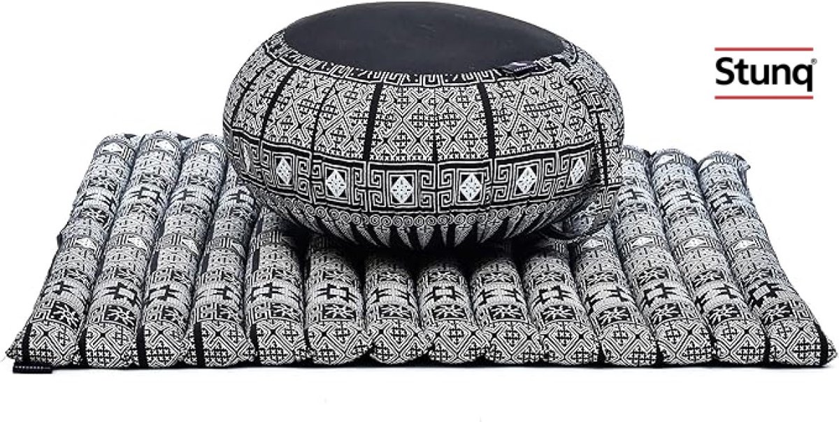 Meditatiekussen Set met Zabuton Mat - Comfortabele Zitondersteuning voor Yoga en Mindfulness