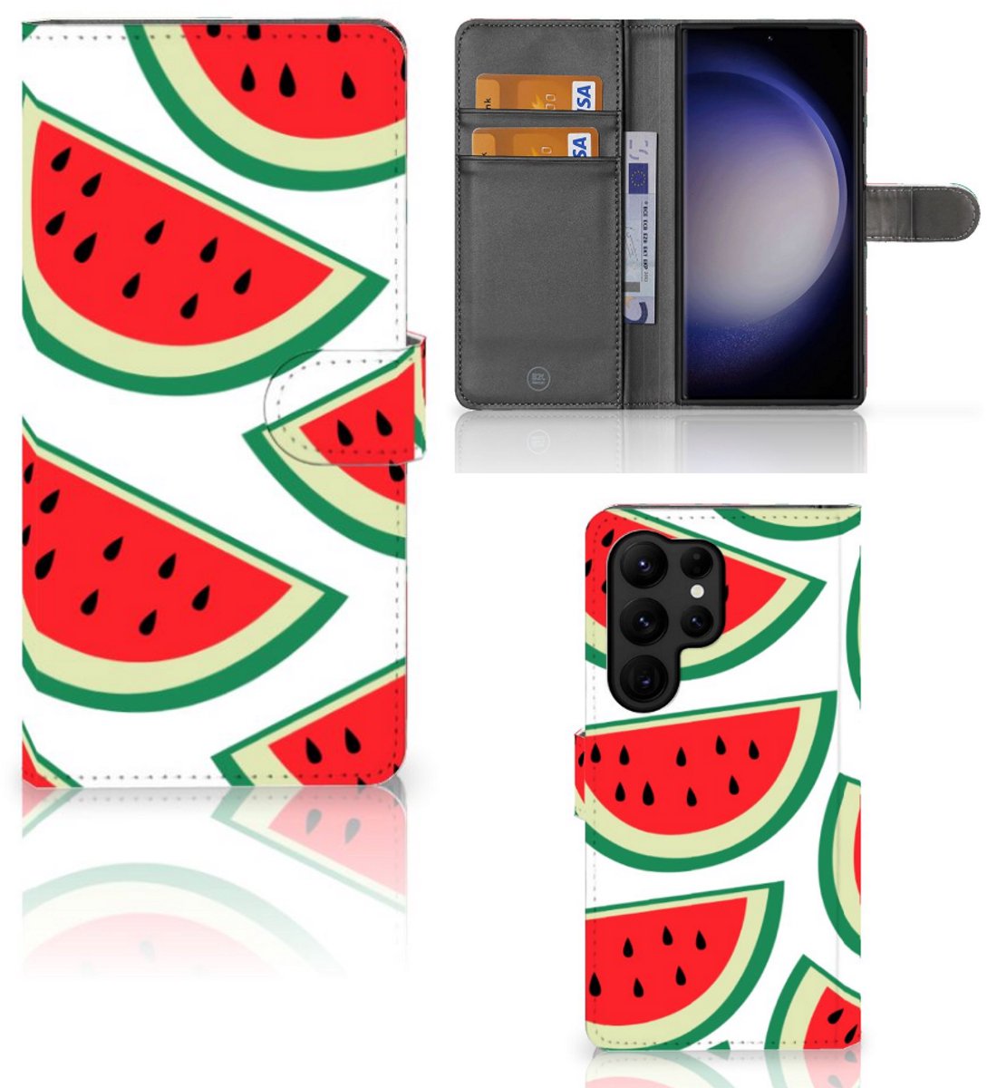 Samsung Galaxy S23 Ultra Book Cover Watermelons