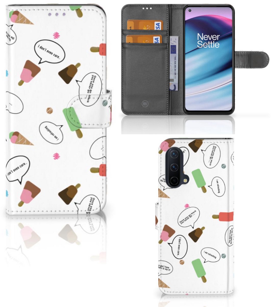 OnePlus Nord CE 5G Book Cover IJsjes