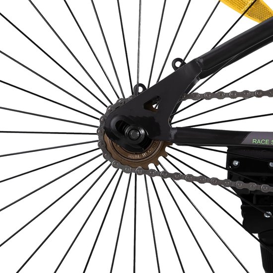 Kinderen Fiets 20 24 Inch Hardtail Mountainbike voor Jongens en Meisjes 7-12 Jaar met Witte Wandbanden van Merkloos — afbeelding 2