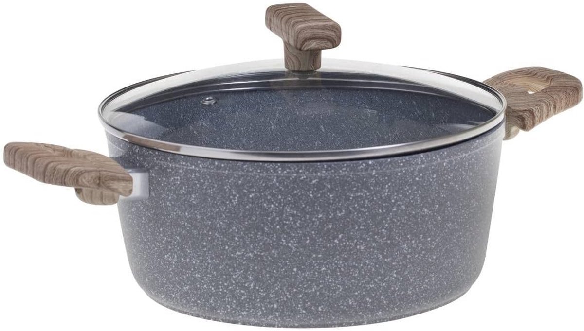 5 vijf – gesmede aluminium kookpan "Nature" 28 cm