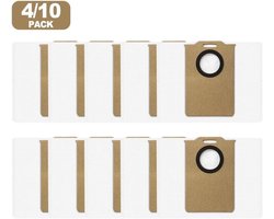 Stofzakken Robotstofzuiger Accessoires - Vervanging 10 Stuks - Geschikt voor Mova E20 Plus, Pro-Scenic Q8 Max, Honor en Keuze R3 Plus