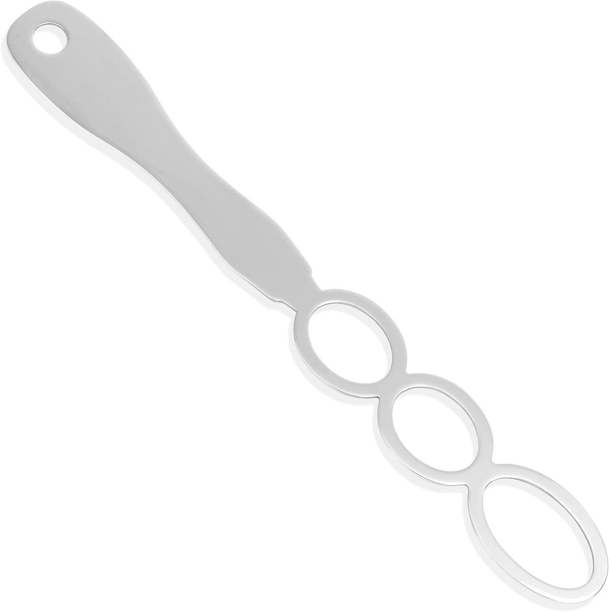 Pindakaas Roerder - Roestvrijstalen Roergereedschap - Hittebestendig Ontwerp - Handmatige Boterkarner - Gemakkelijk Schoon te Maken - Universele Mixer voor Yoghurtsaus Deeg - Geschikt voor diverse toepassingen - Zilverkleurig