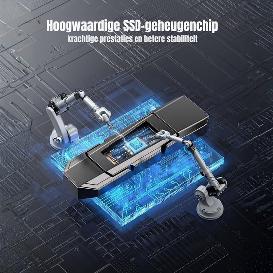 SCH® SSD Externe Harde Schijven - SSD Externe Harde Schijf - Zwart - ‎13cm x 9cm x 2cm van sch — afbeelding 4