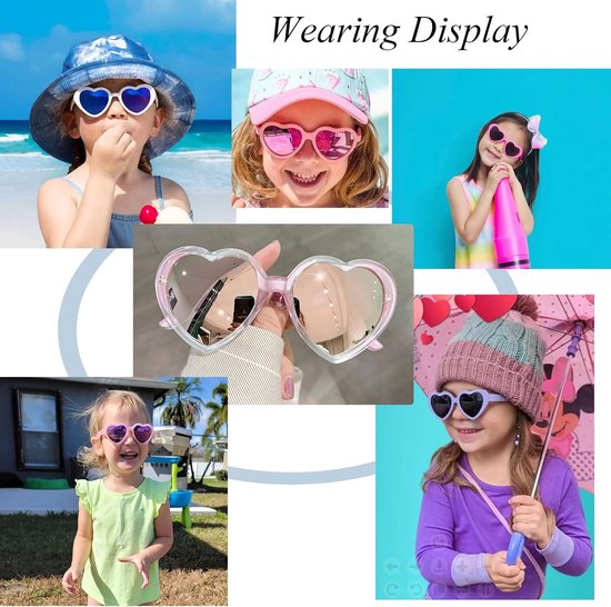 Polarized Hartvormige Zonnebril voor Meisjes met UV400 Bescherming van Polarized — afbeelding 2