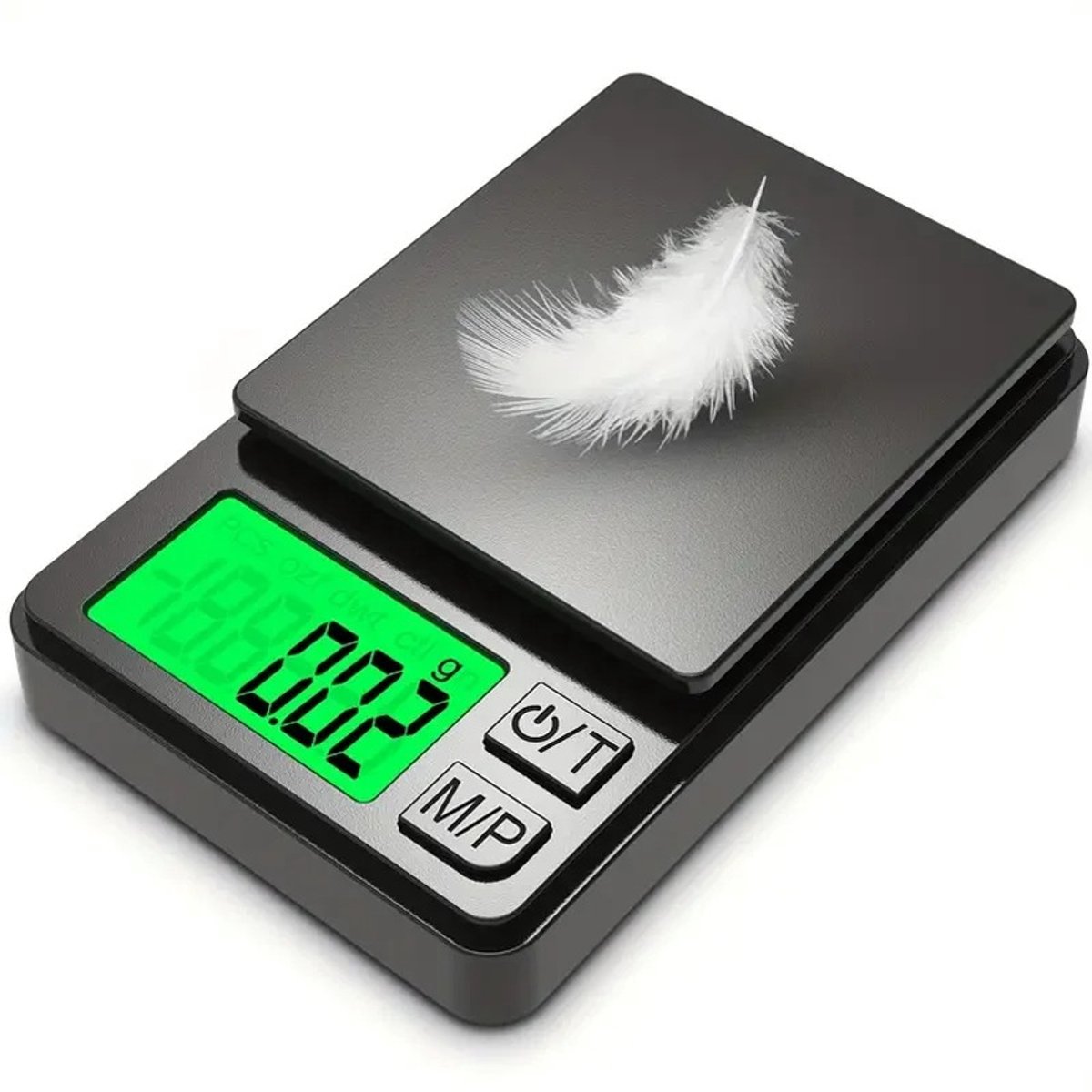 Lila Home Digitale Zakweegschaal 500g / 1000g – Mini Precisieweegschaal 0,01g & 0,1g – LCD Display – Voor Sieraden, Koken, Kruiden & Reizen