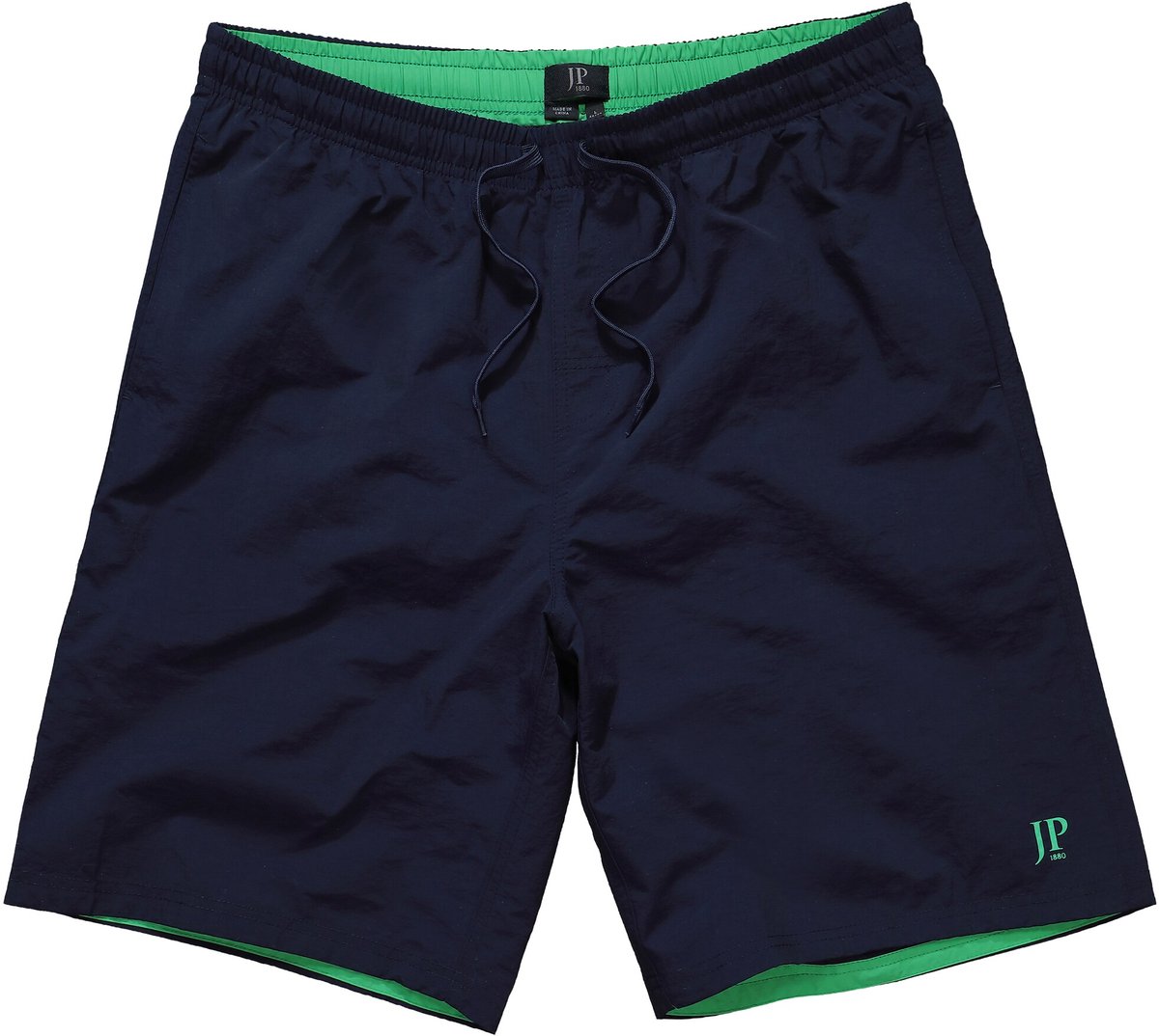 JP 1880 - Heren - Zwemshorts beachwear elastische band - Donkermarine - Maat 3XL