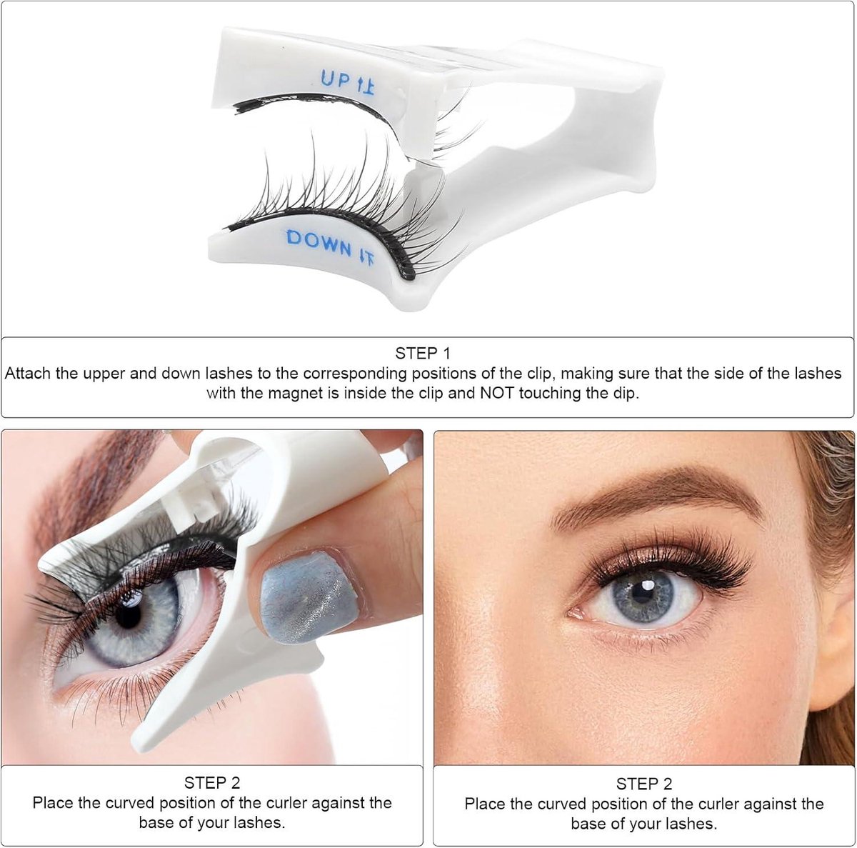 Magnetische Wimpers voor Natuurlijke Look - Herbruikbaar en Waterdicht met Applicator