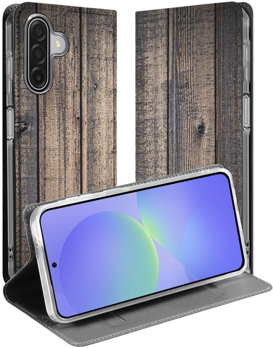 Flip Style Cover Samsung Galaxy A17 Steigerhout