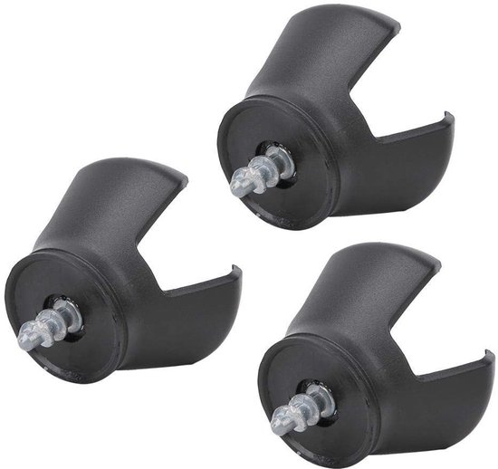 Allecto - Golfbal opraapgereedschap - Retriever - Handmatig - Golfbal - Sucker - Tool - 3 stuks - Geschikt voor golfers - Zwart van Allecto — afbeelding 3