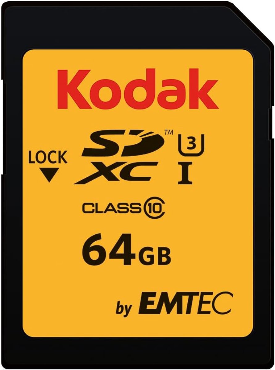 Geheugenkaart 64GB - SDXC Kaart - Opslag Uitbreiden - UHS-I Klasse 10 - 95 MB/s Leessnelheid - Zwart