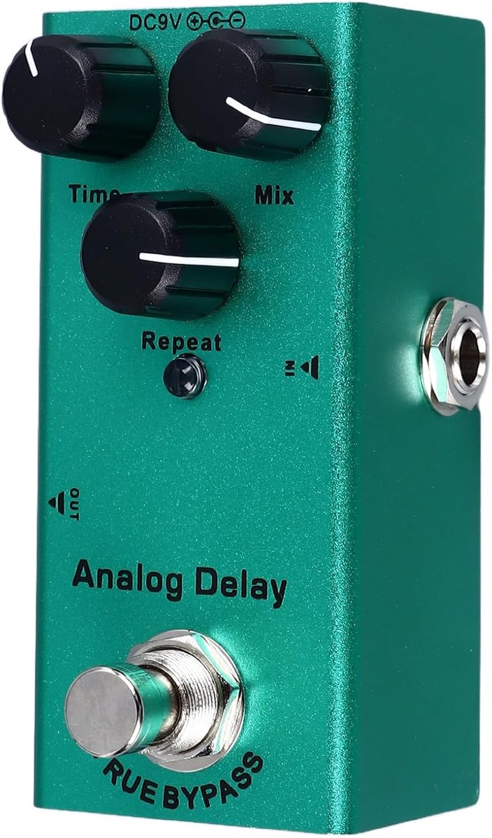 Gitaar Effectpedaal - Geluidsvervormer - Muziek Maken - Analoge Vertraging - Compact Mini